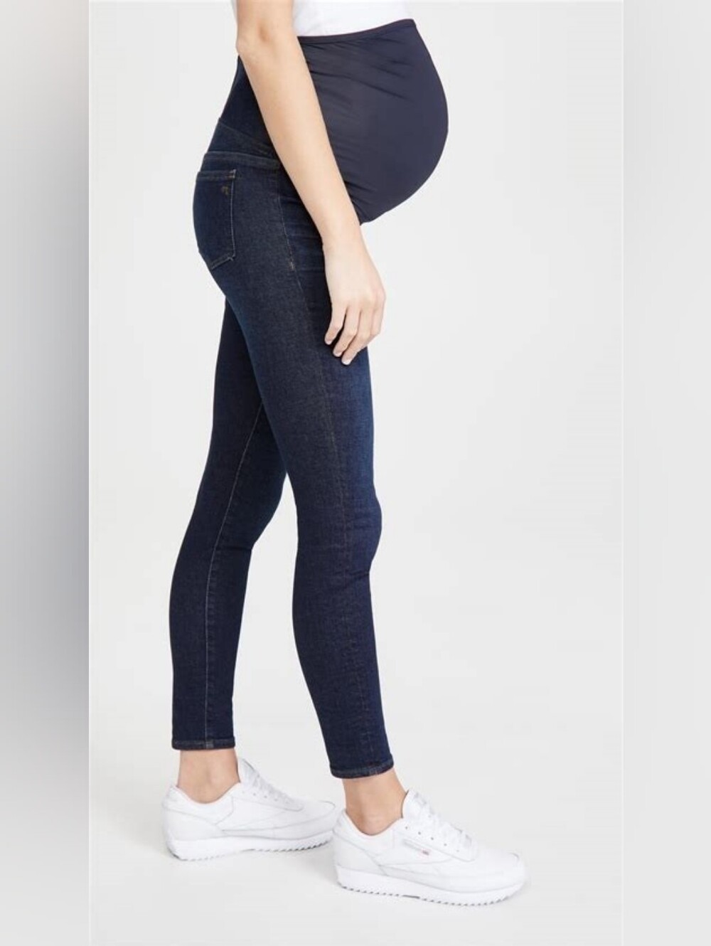 Madewell Black Maternity Skinny Over The Belly Jeans 26